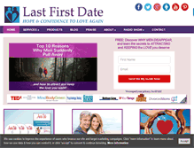 Tablet Screenshot of lastfirstdate.com